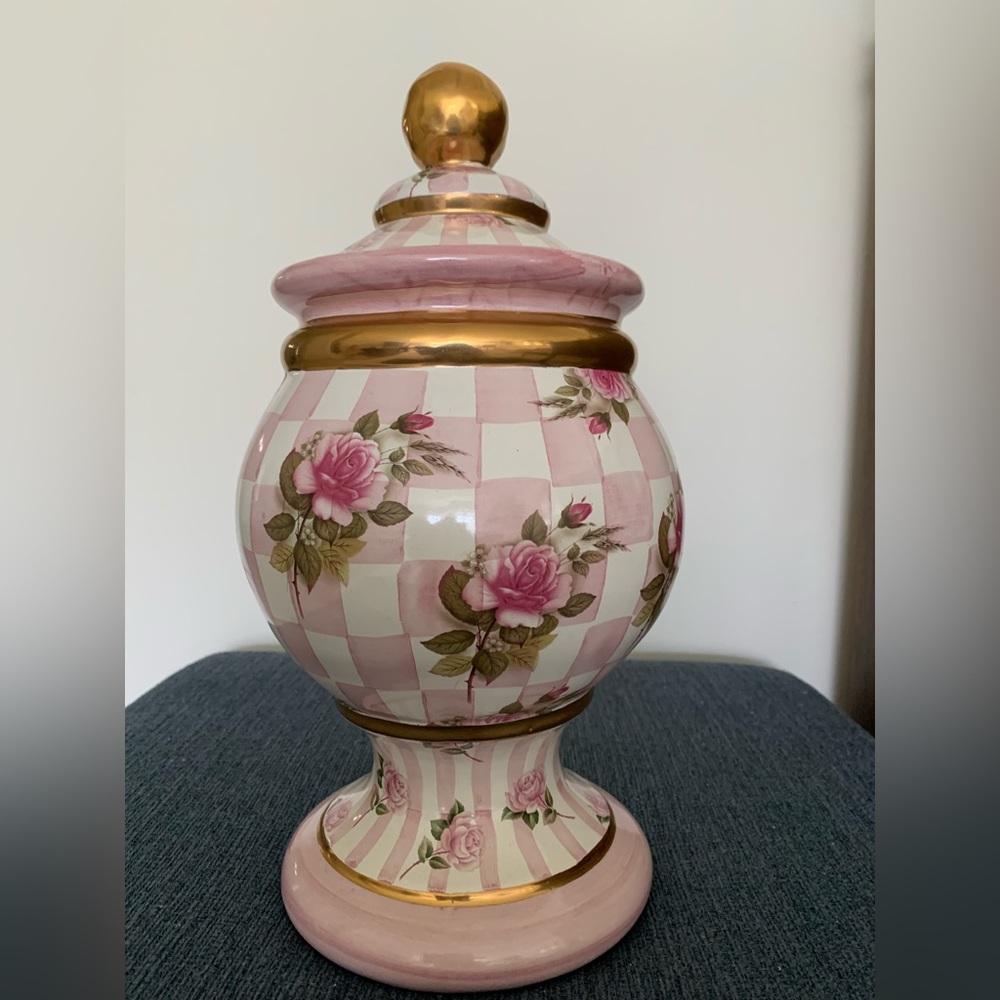 Mackenzie-Childs Rare Pattern Canister